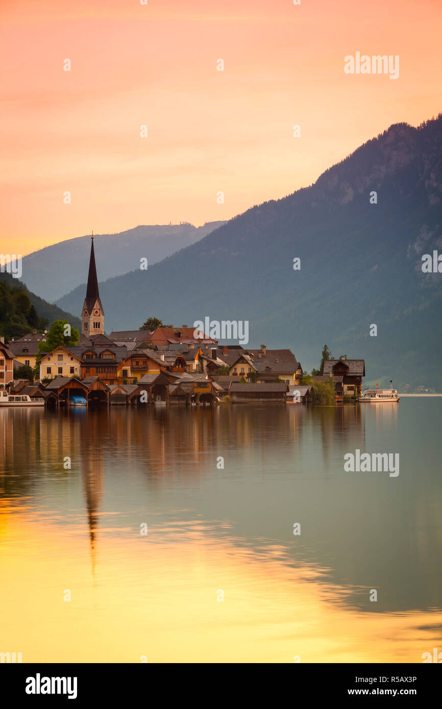 Hallstatt, Hallstattersee, Oberosterreich, Haute Autriche, Autriche Banque D'Images Hallstatt, Hallstattersee, Oberosterreich, Haute Autriche, Autriche Banque D'Images