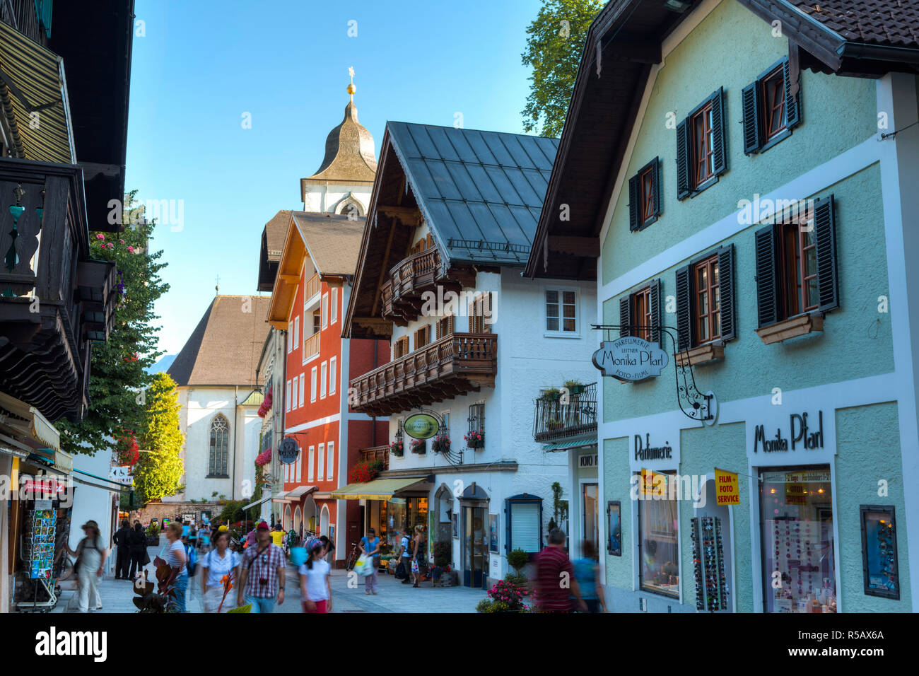 Saint Wolfgang, lac Wolfgangsee, Flachgau, Haute Autriche, Autriche Banque D'Images Saint Wolfgang, lac Wolfgangsee, Flachgau, Haute Autriche, Autriche Banque D'Images