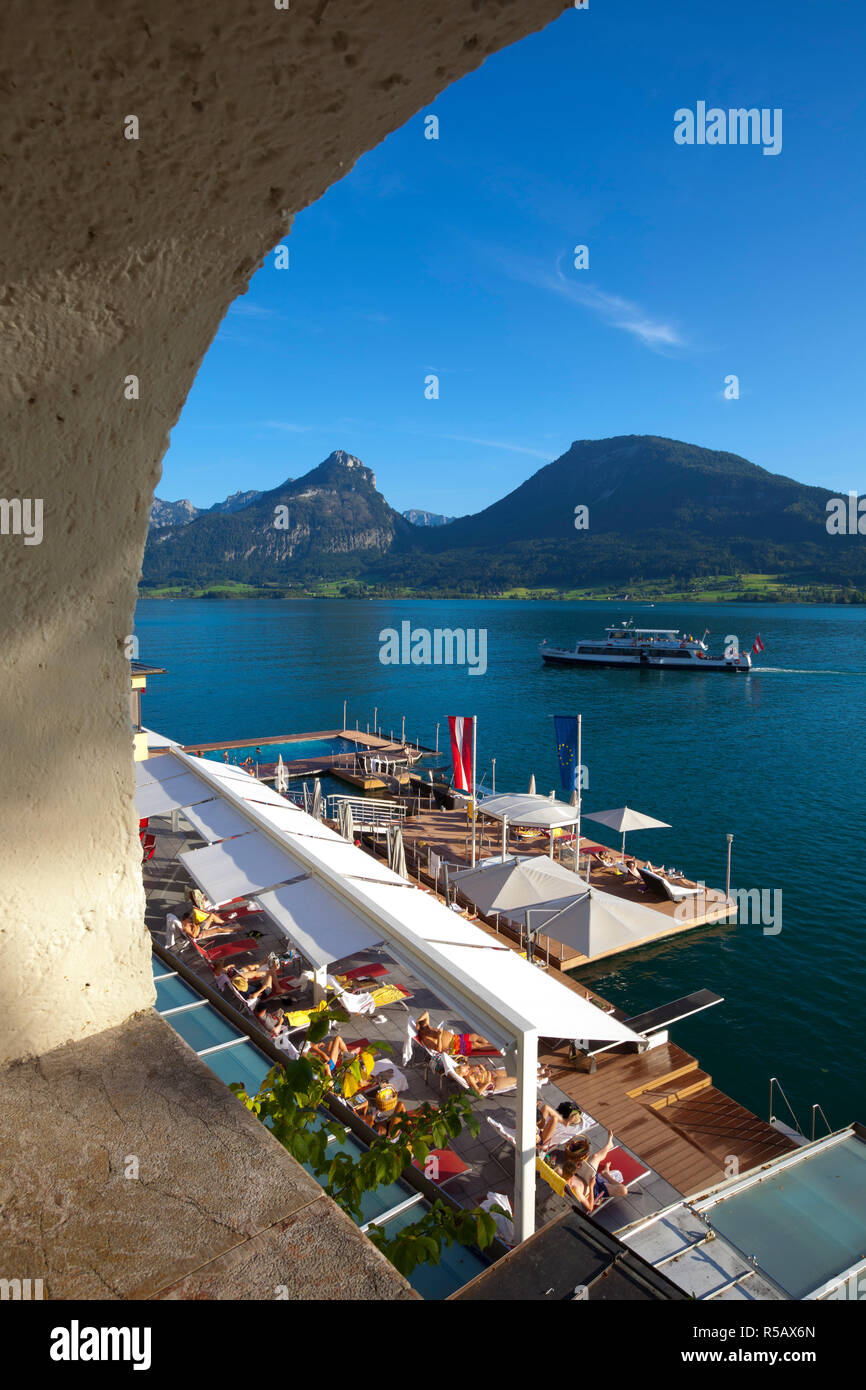 Saint Wolfgang, lac Wolfgangsee, Flachgau, Haute Autriche, Autriche Banque D'Images Saint Wolfgang, lac Wolfgangsee, Flachgau, Haute Autriche, Autriche Banque D'Images