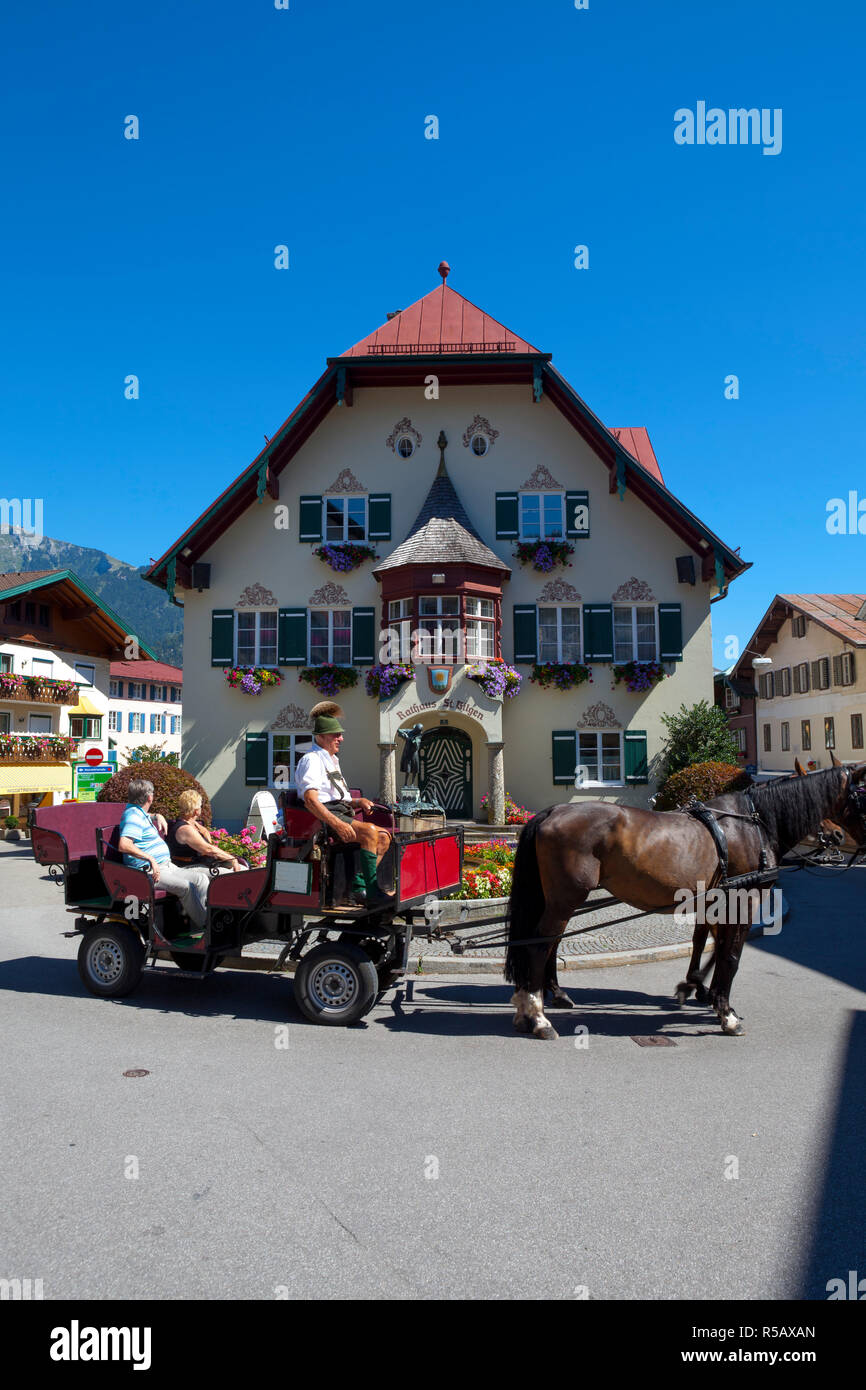 L'Ancien hôtel de ville (Rathaus), Sankt Gilgen, Wolfgangsee, Salzburger Land, Flachgau, Autriche Banque D'Images L'Ancien hôtel de ville (Rathaus), Sankt Gilgen, Wolfgangsee, Salzburger Land, Flachgau, Autriche Banque D'Images