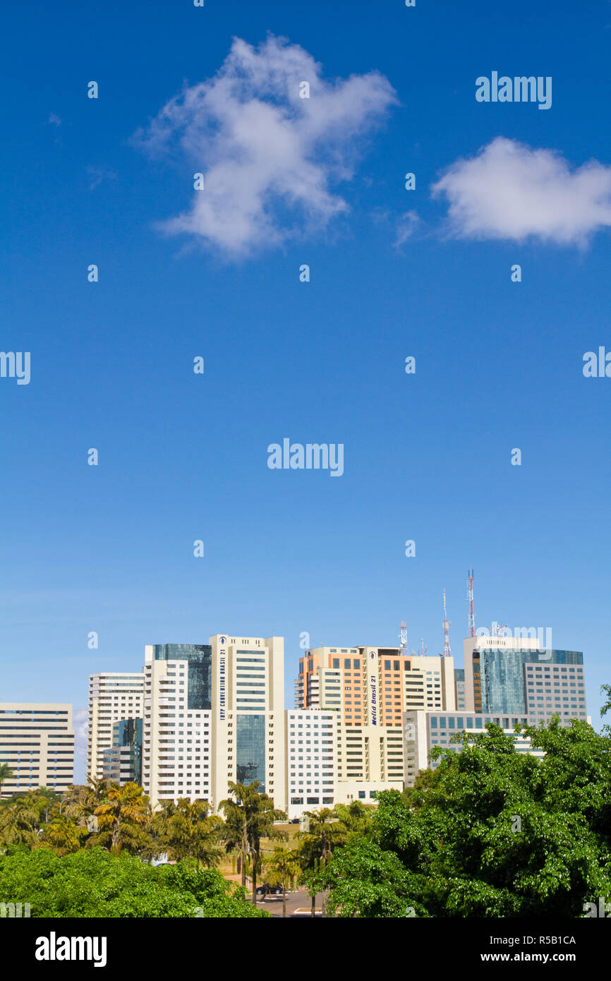Brésil, Département Federal-Brasilia, Brasilia, le secteur de l'Hôtellerie Banque D'Images