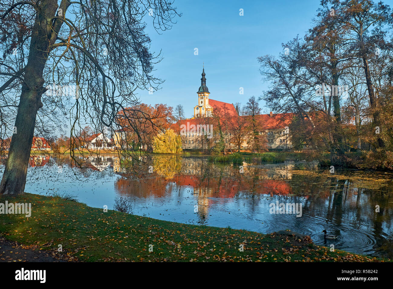 Collégiale de Sainte Marie dans le monastère de Neuzelle, Brandebourg, Allemagne Banque D'Images