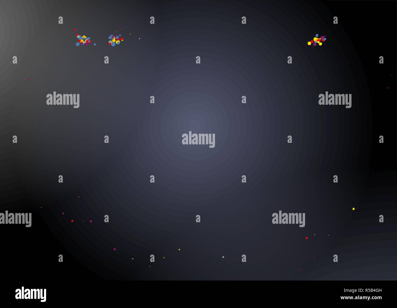 Bonne Année 2019 carte de vœux confettis colorés Illustration de Vecteur