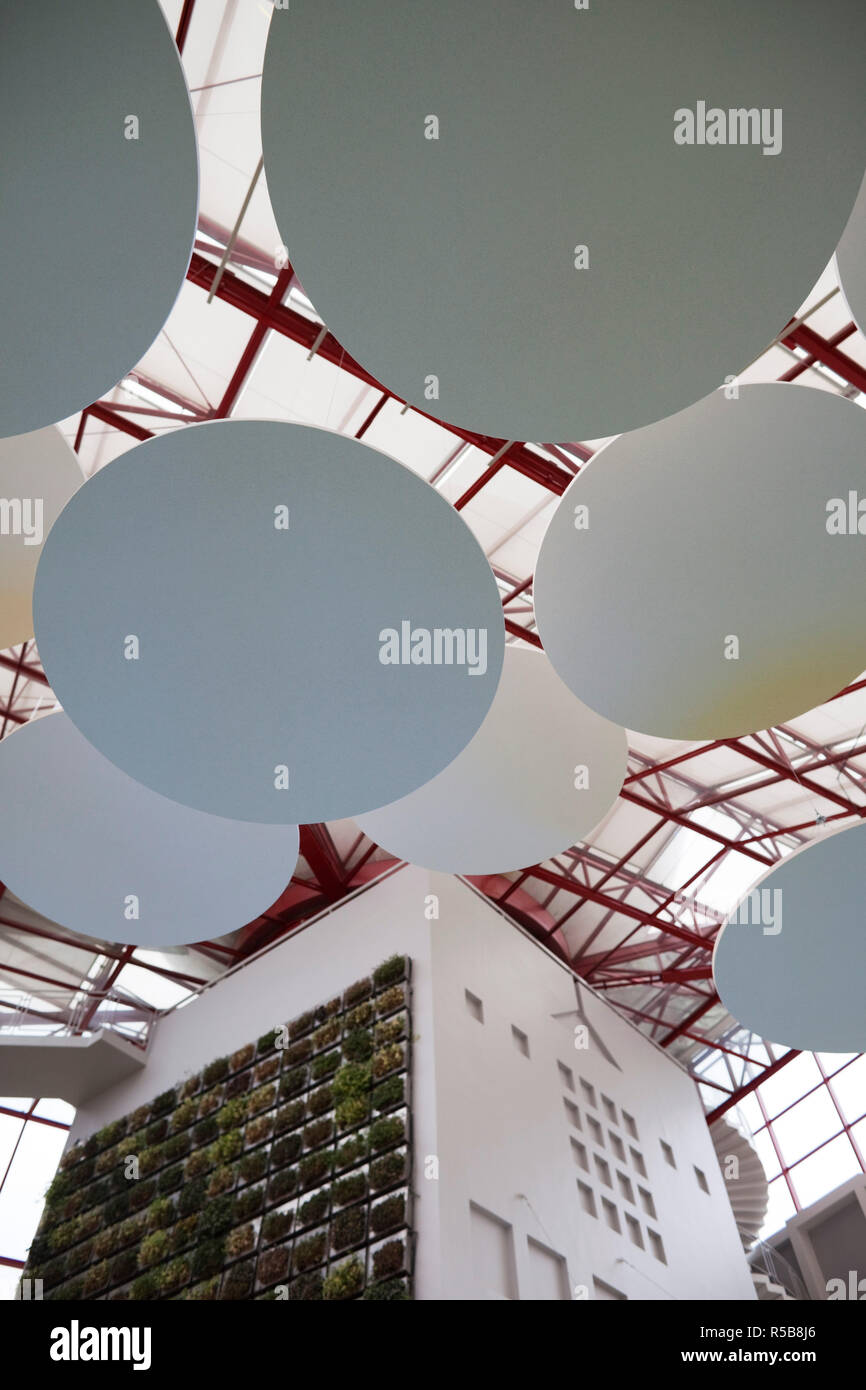 France, Poitou-Charentes, Vienne, Poitiers Futuroscope, Parc Scientifique, Ville Numérique, pavillon intérieur Banque D'Images