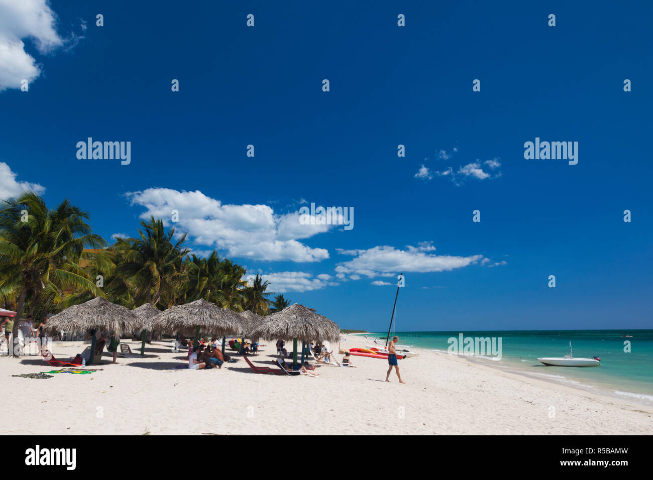 La province de Sancti Spiritus, Cuba, Trinidad, Playa Ancon beach Banque D'Images