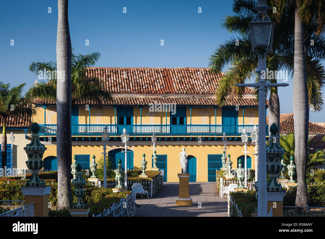 La province de Sancti Spiritus, Cuba, Trinidad, Plaza Mayor Banque D'Images