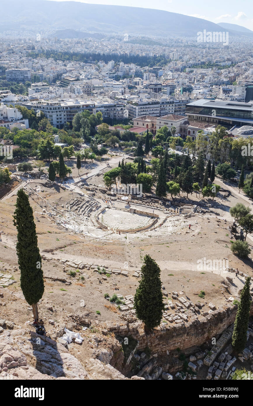 Acropole d'Athènes Banque D'Images