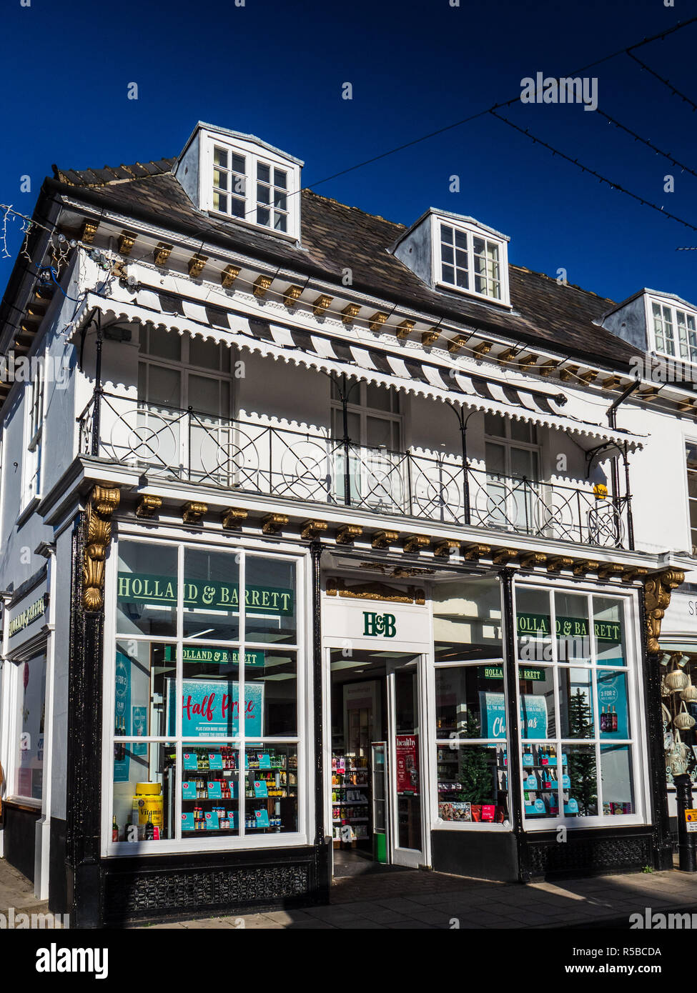 Holland et Barrett Store sur Market Square à Saffron Walden Holland & Barrett Shop Saffron Walden Banque D'Images