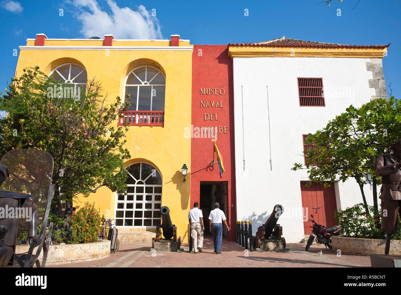 La Colombie, Bolivar, Cartagena de Indias, la Plaza de Santa Teresa, Musée Naval Banque D'Images