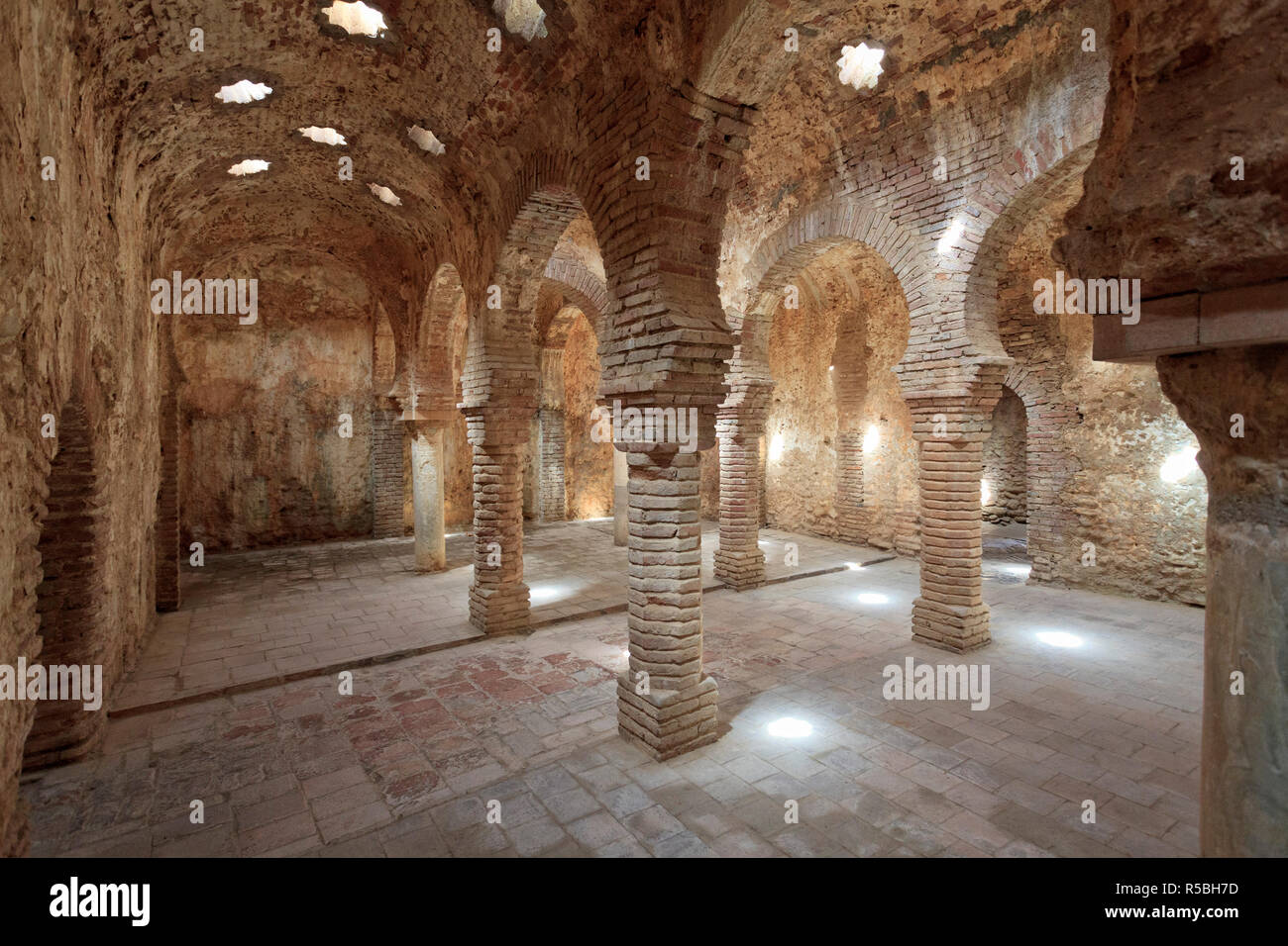 Espagne, Andalousie, Ronda, bains arabes (Espagne) Plus Banque D'Images