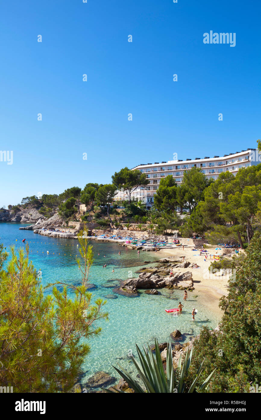 Cala Fornells, Majorque, Îles Baléares, Espagne Banque D'Images