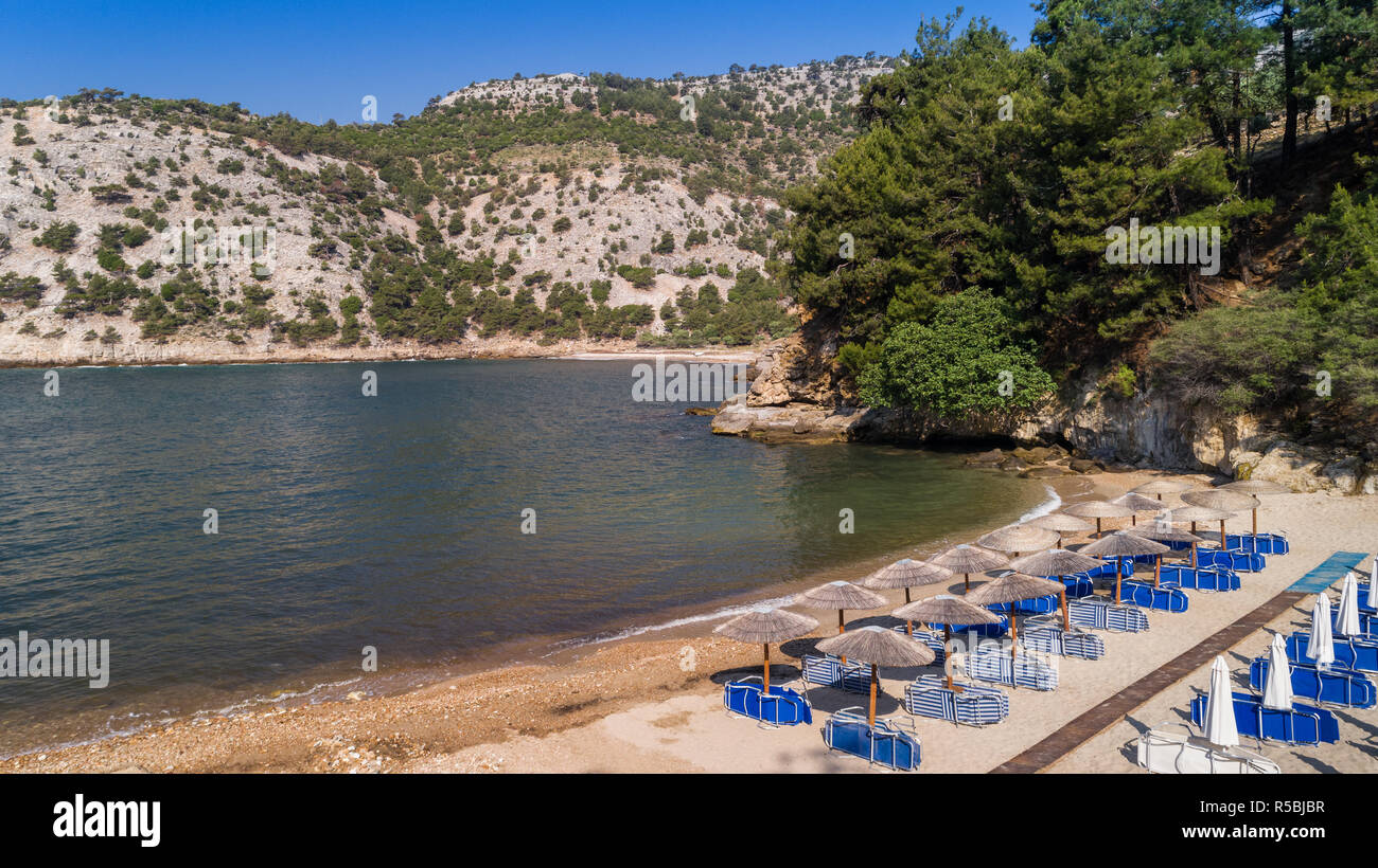 Arsanas Beach, île de Thassos , Grèce Banque D'Images