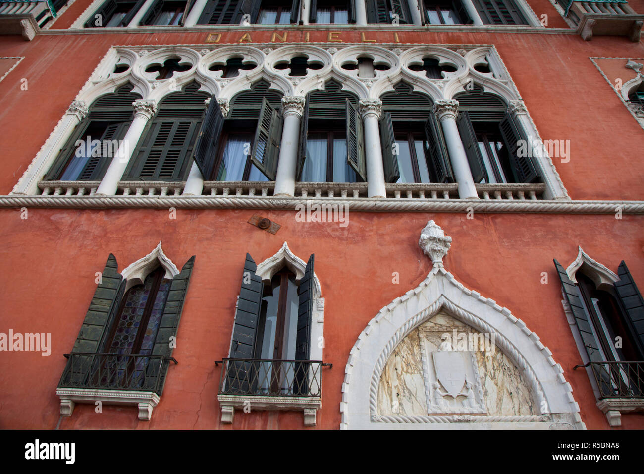 L'Hotel Danieli, Venise, Italie Banque D'Images