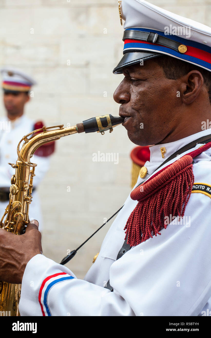 République Dominicaine, Saint-Domingue, Le Colonial, Independance Day, garde présidentielle, Banque D'Images