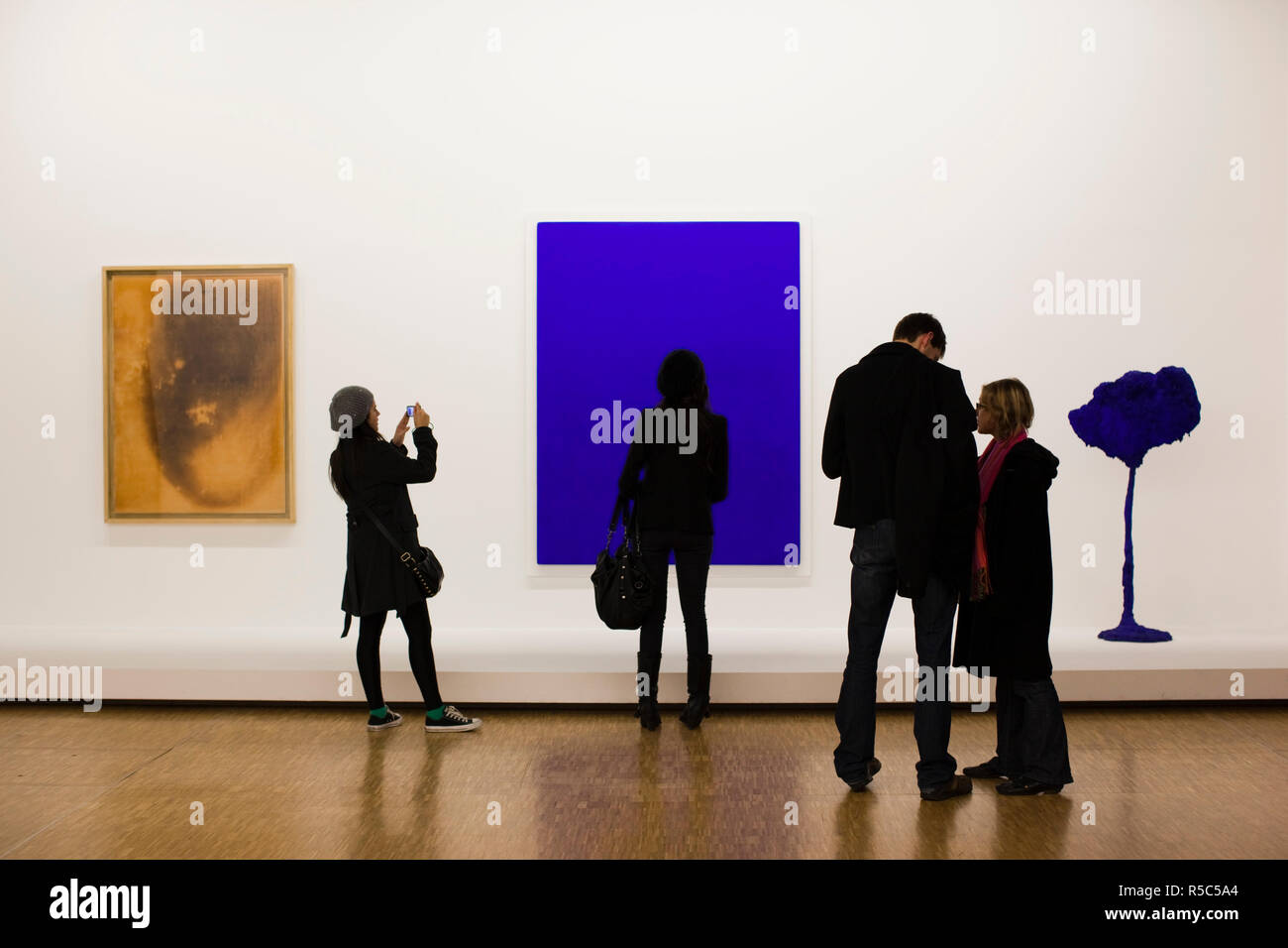 France, Paris, Centre Georges Pompidou, galerie d'art intérieur, NR Banque D'Images