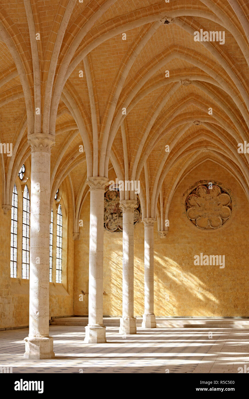 Abbaye de Saint Jean des Vignes, Soissons, Aisne, Picardie, France Banque D'Images