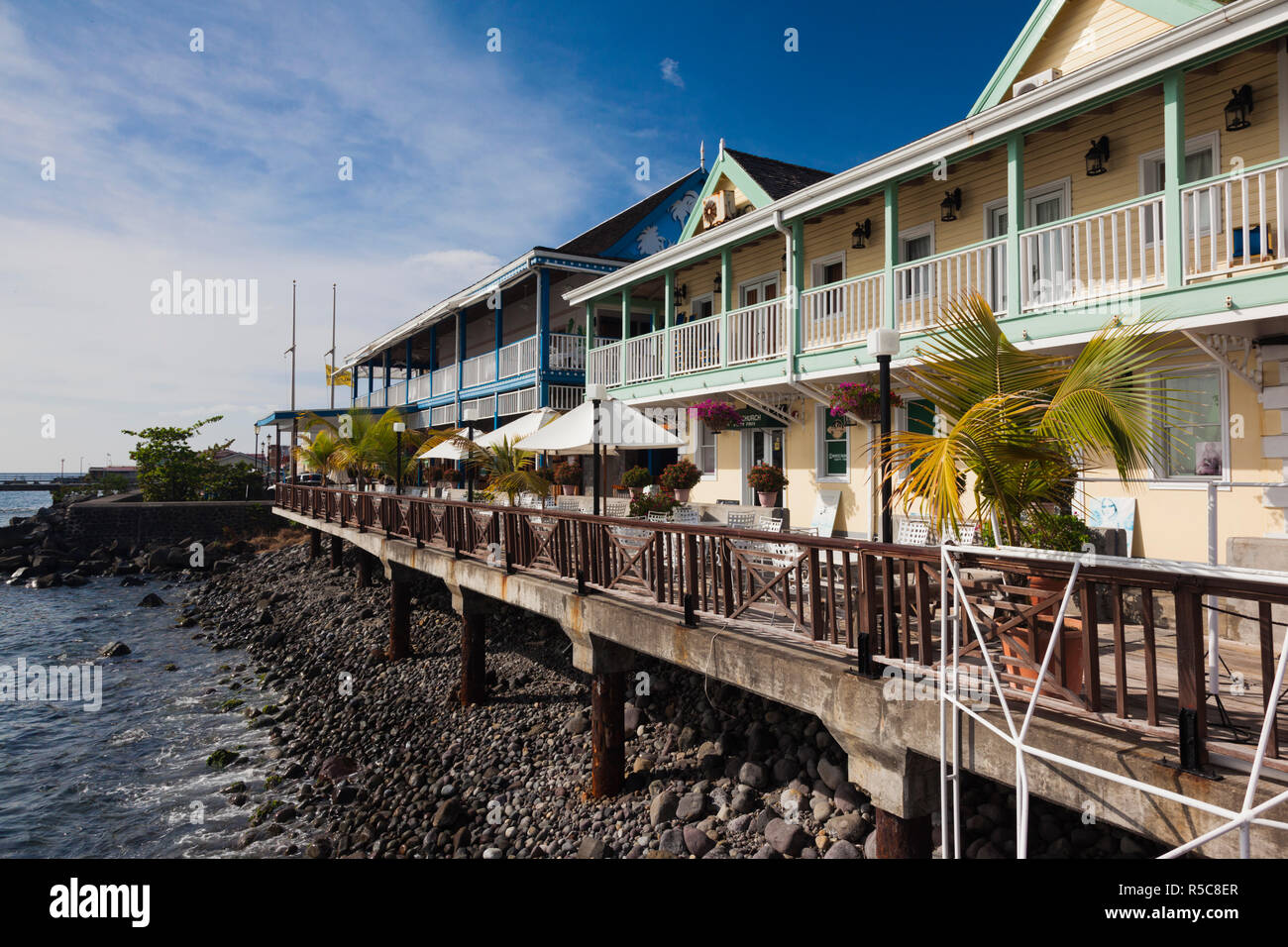 La DOMINIQUE, Roseau, Fort Young Hotel Banque D'Images