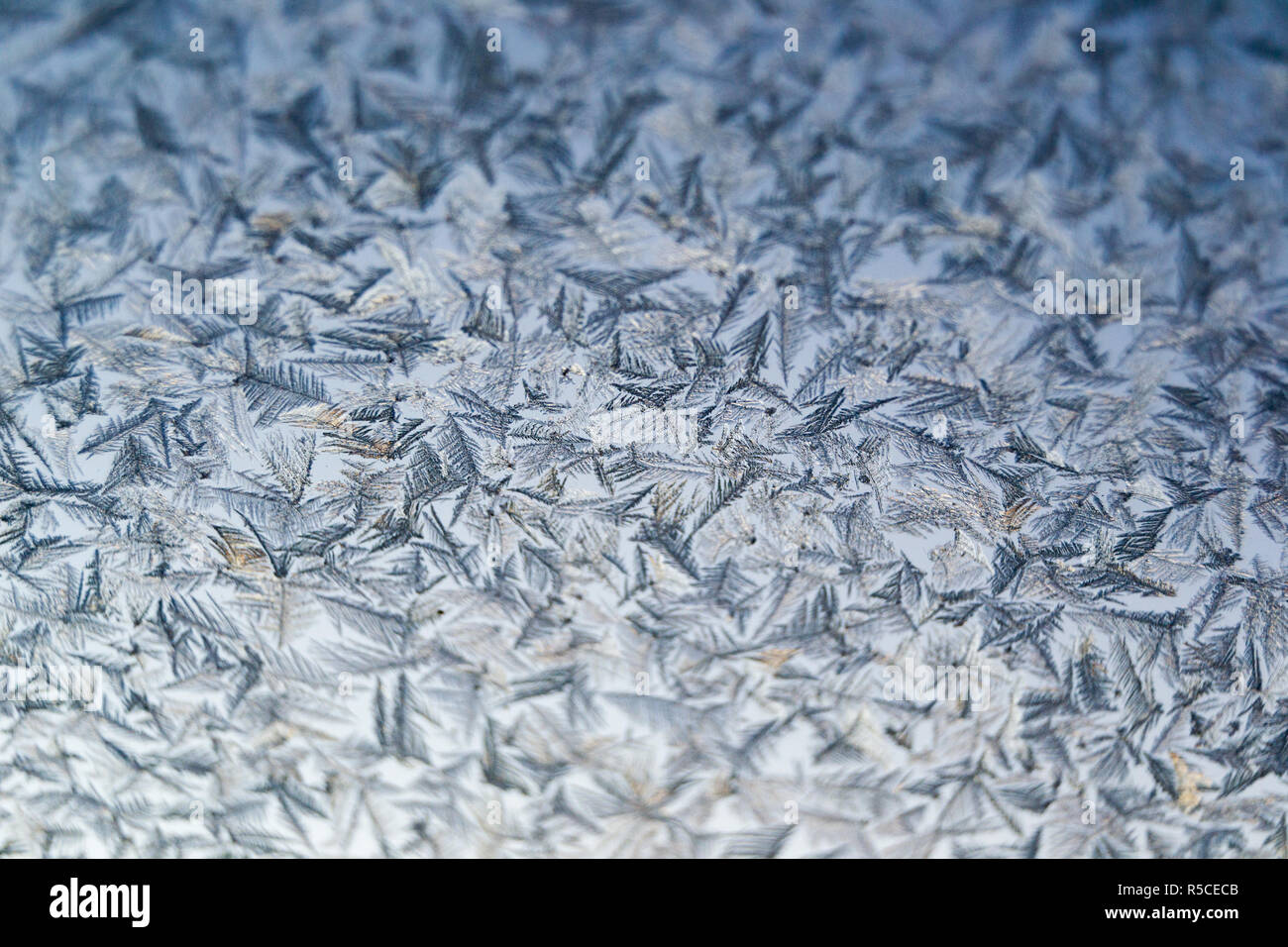 Le modèle de fenêtre congelé Banque D'Images