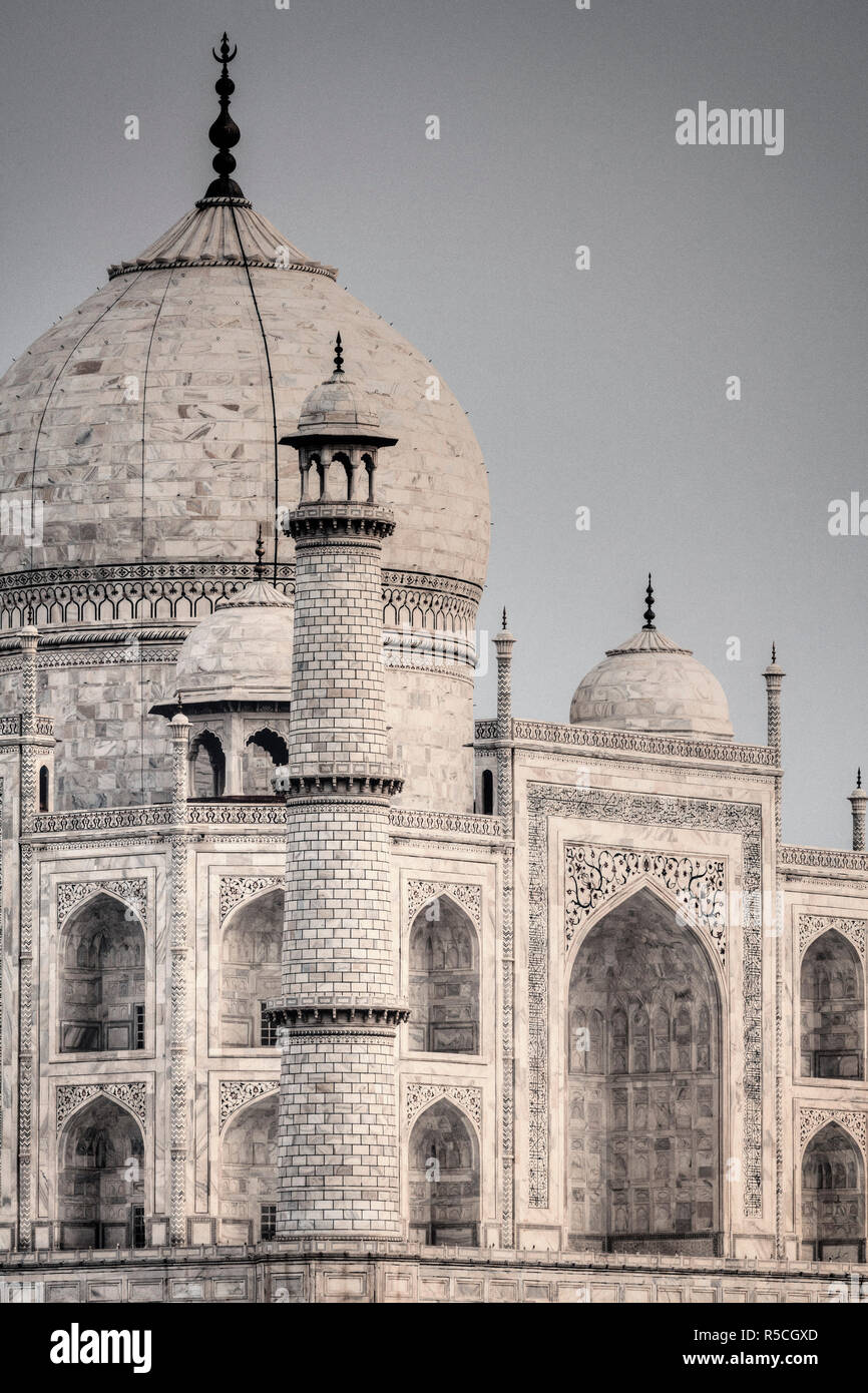 L'Inde, Uttar Pradesh, Agra, Taj Mahal (UNESCO site) Banque D'Images