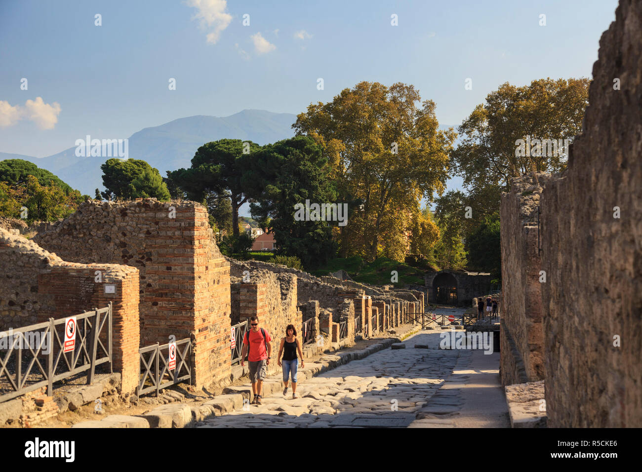 L'Italie, Napoli, Site archéologique de Pompéi (UNESCO Site) Banque D'Images