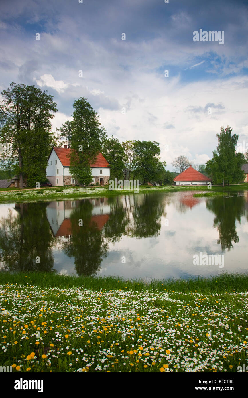 La Lettonie, le nord-est de la Lettonie, de la région de Vidzeme, Parc National de Gauja, Sigulda, Turaida Museum Réserver, complexe agricole Banque D'Images