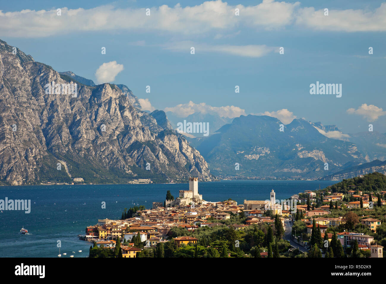 Photo libre de droit de Malcesine Lac De Garde Italie banque d'images