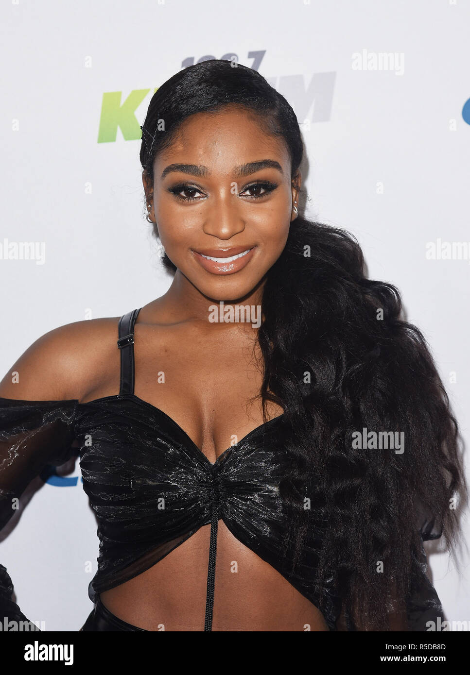 Inglewood, Californie, USA, le 30 novembre 2018. Kordei Normani Hamilton occupe 102,7 RADIO KIIS FM's Jingle Ball 2018 présentée par Capital One au Forum le 30 novembre 2018 à Inglewood, Californie. Photo : imageSPACE/MediaPunch MediaPunch Crédit : Inc/Alamy Live News Banque D'Images