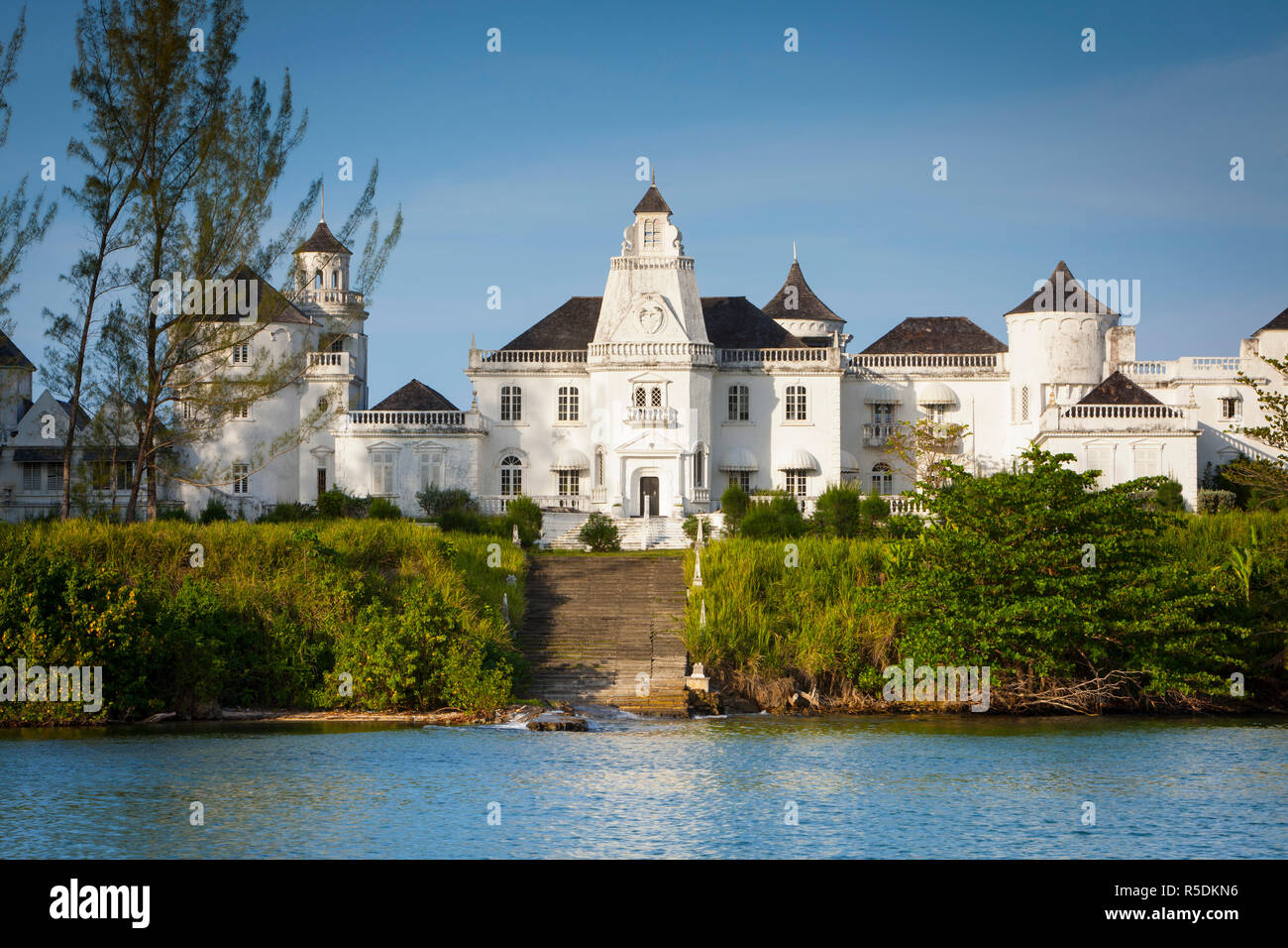 Tridant Château, Port Antonio, Jamaïque, Portland Banque D'Images