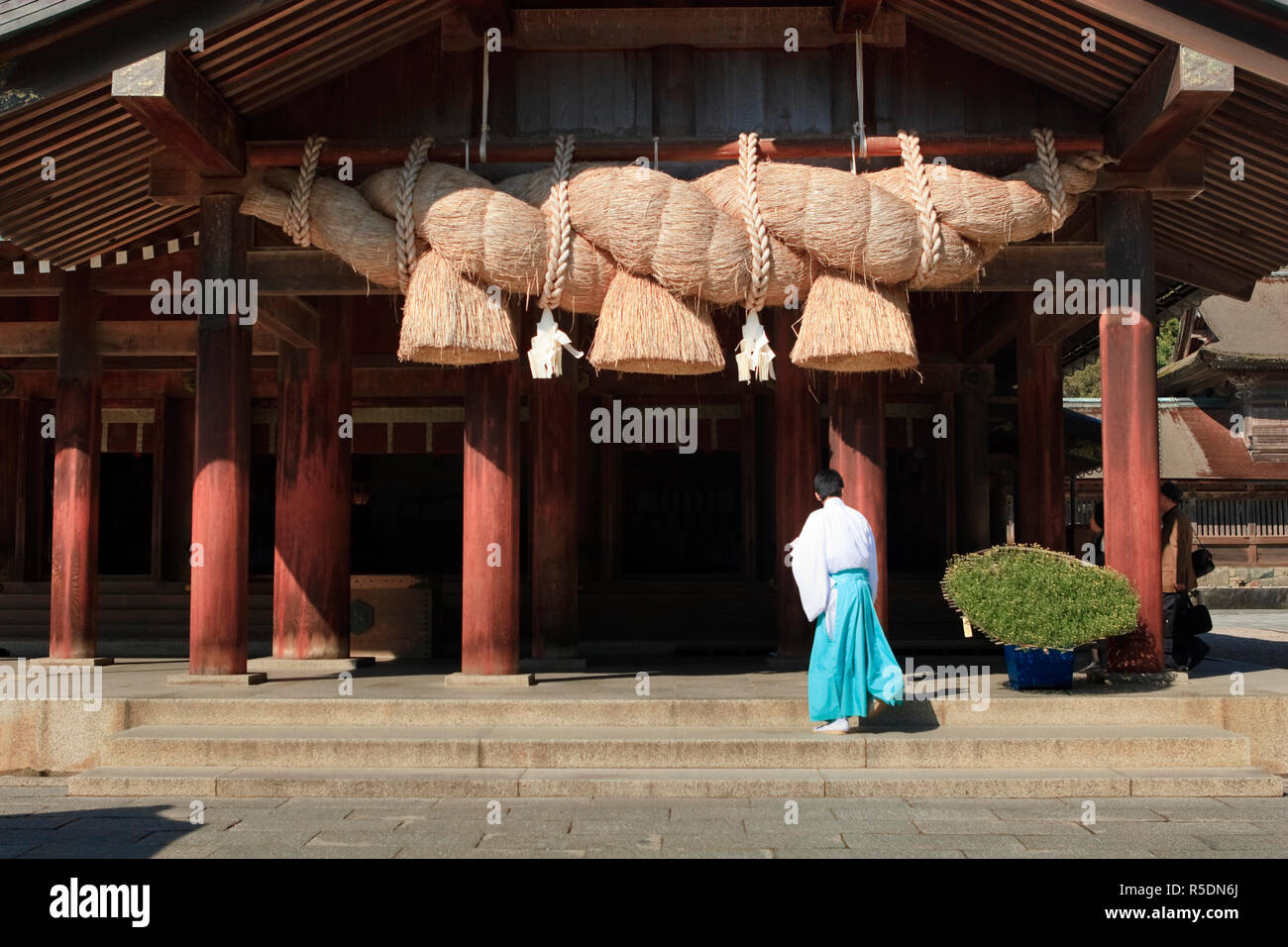 Le Japon, l'île de Honshu, Matsue, Izumo Taisha Grand Banque D'Images