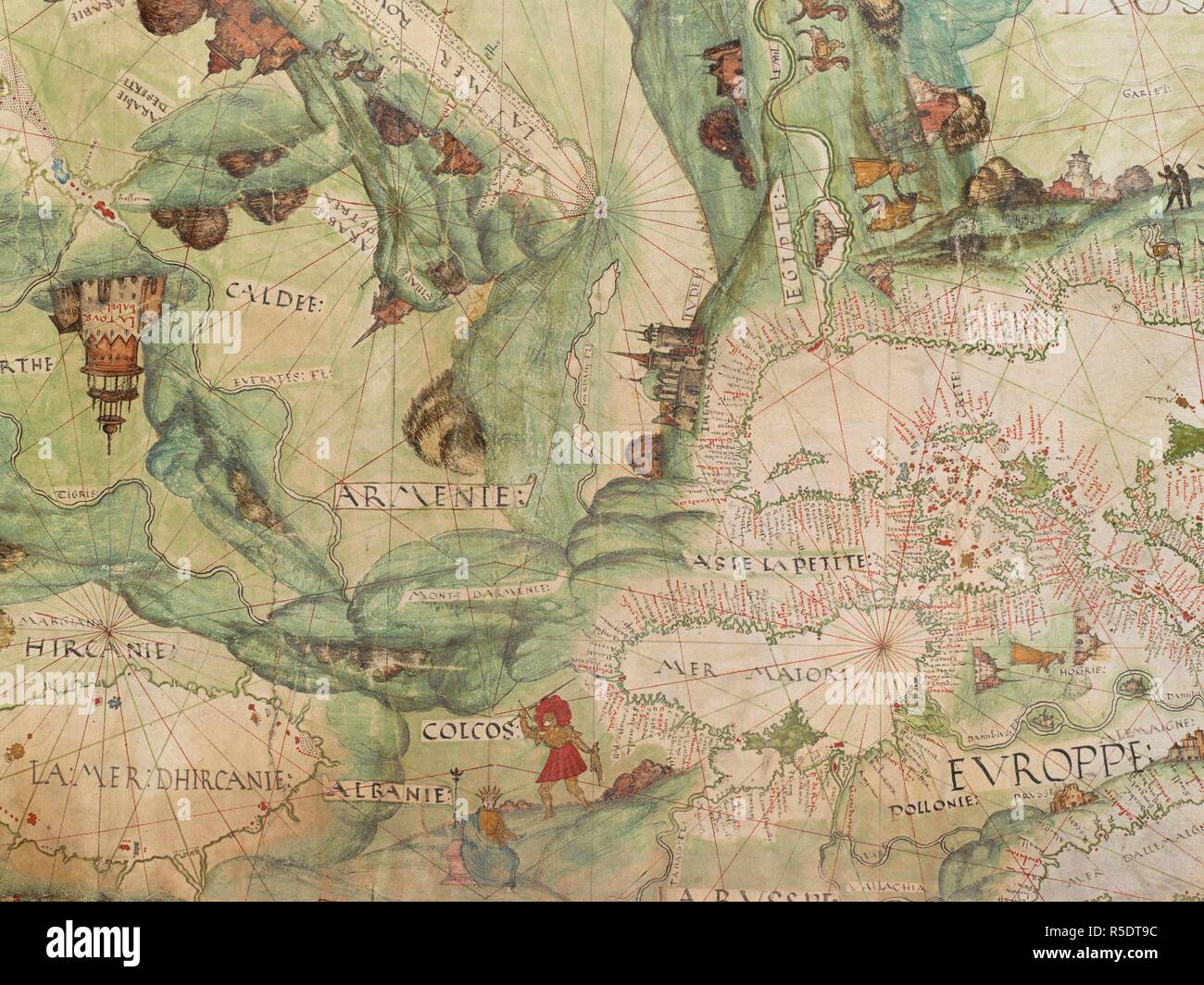 Détail De La Ville De Jérusalem Dauphin Map Harley Carte