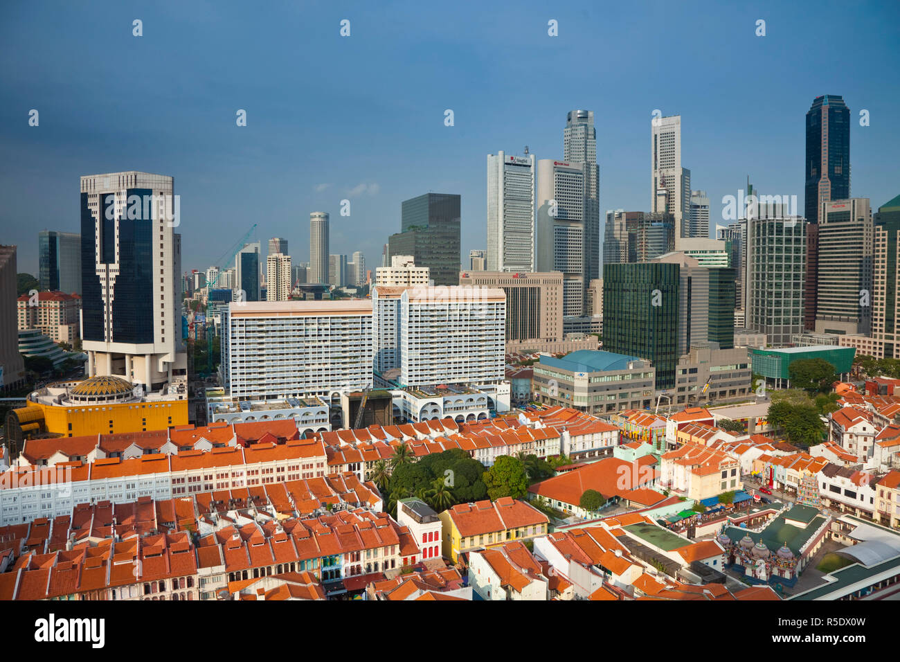 Ville de la Chine, Singapour Banque D'Images