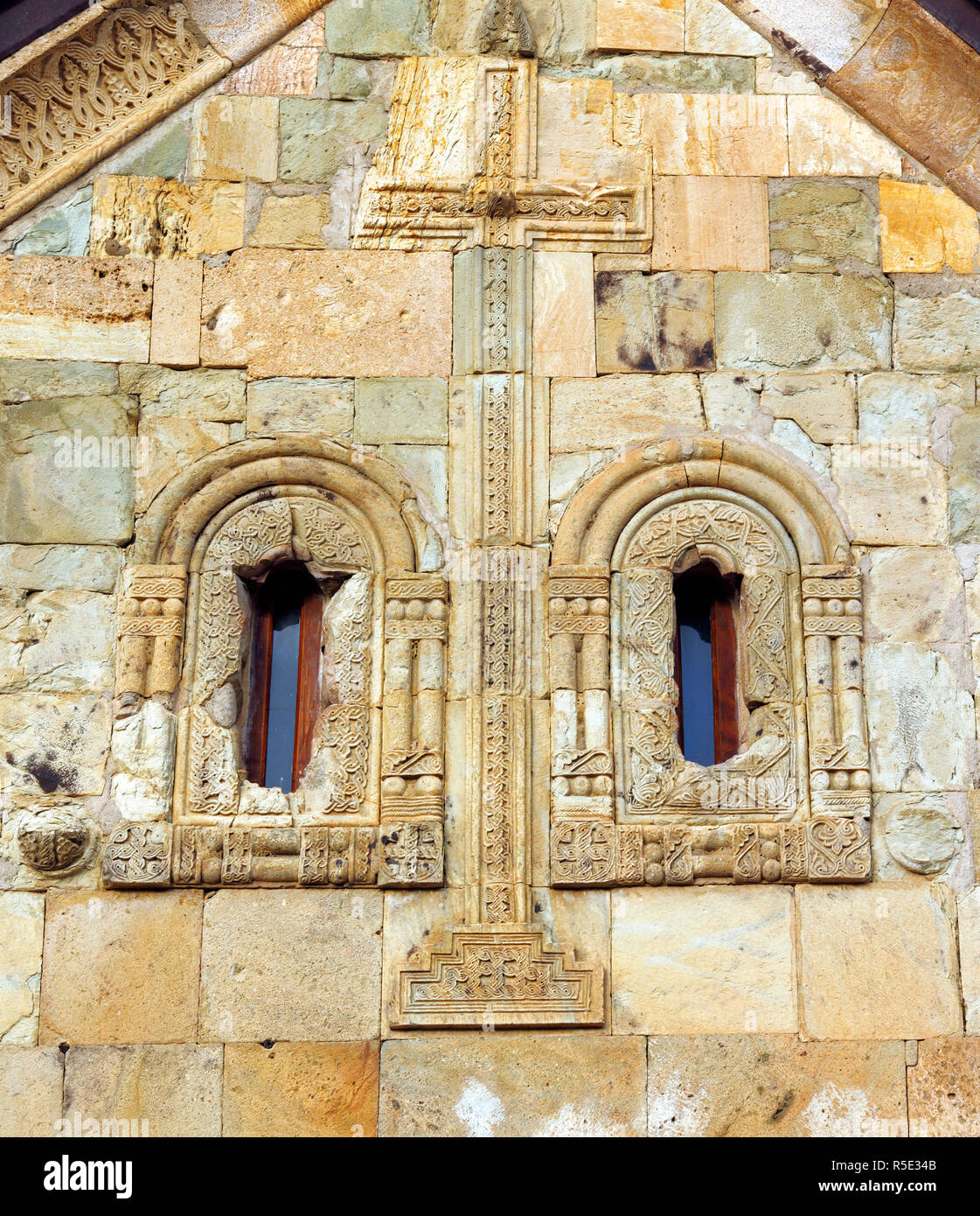 Église médiévale (13ème siècle), la Géorgie, Cugrugasheni Banque D'Images