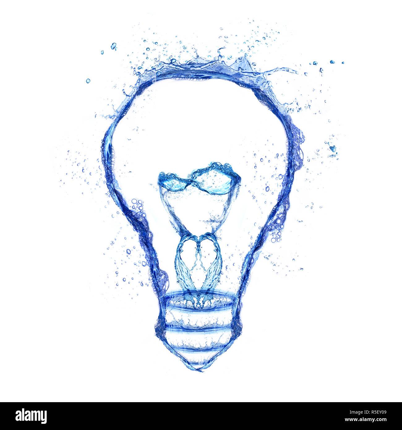 L'ampoule de l'eau Banque D'Images