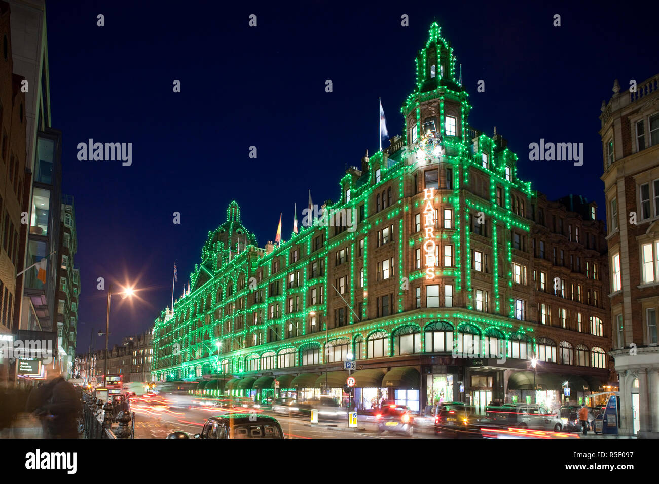 Harrods, Brompton Road, Knightsbridge, Londres, Angleterre Banque D'Images