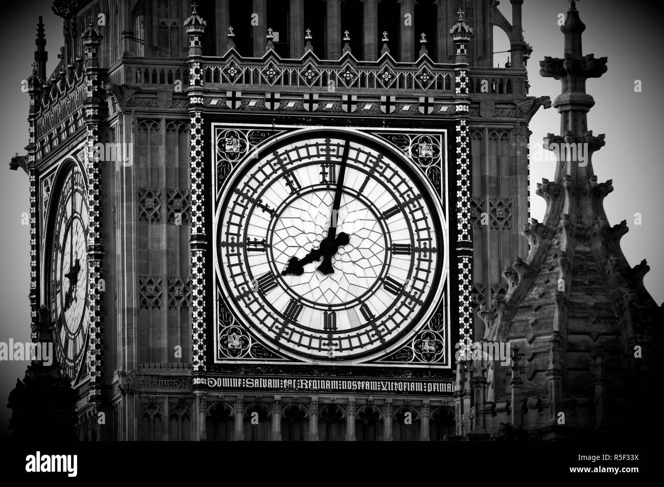 UK, Londres, Big Ben et les chambres du Parlement Banque D'Images