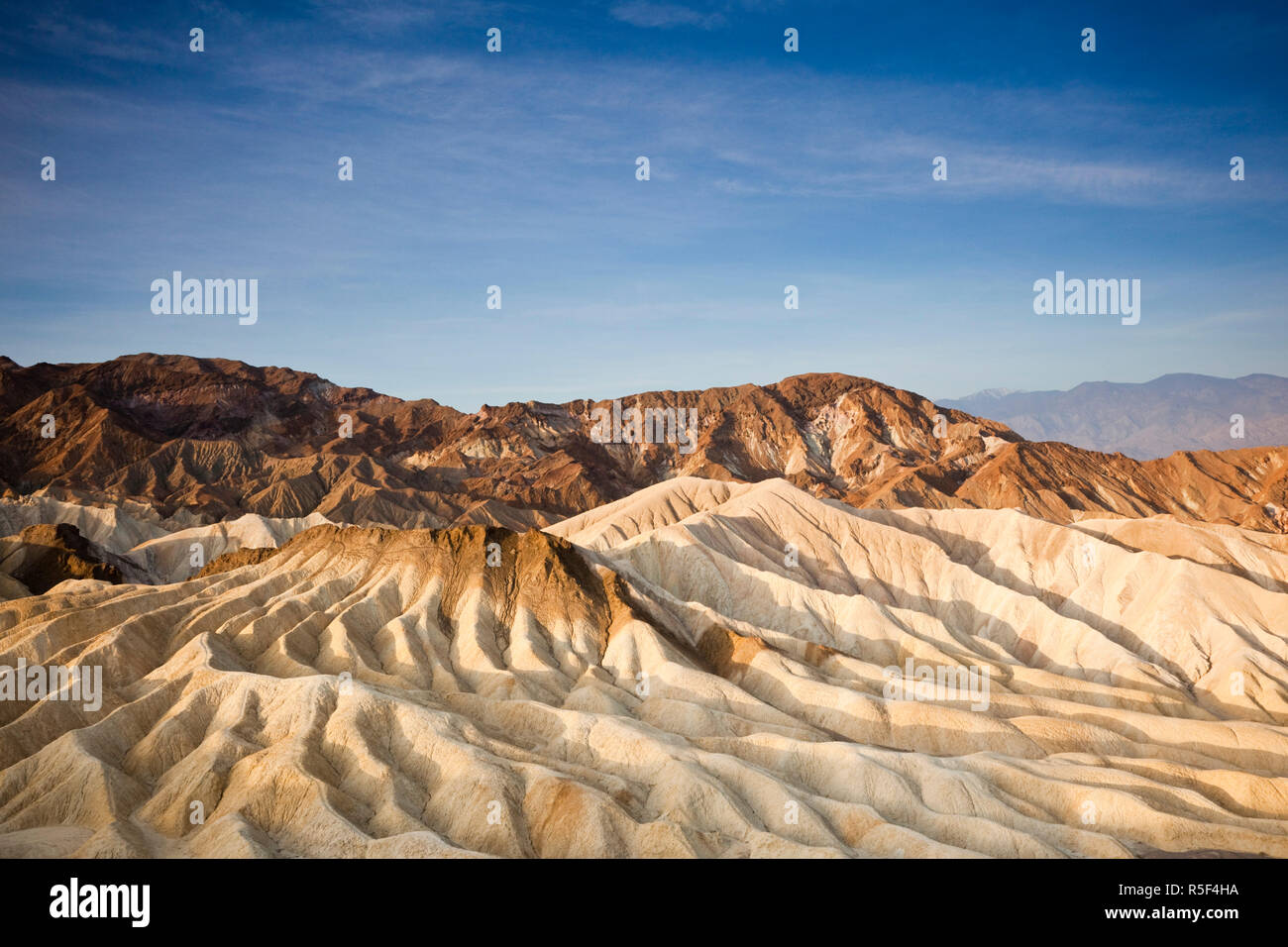 États-unis, Californie, Death Valley National Park, Zabriskie Point Banque D'Images