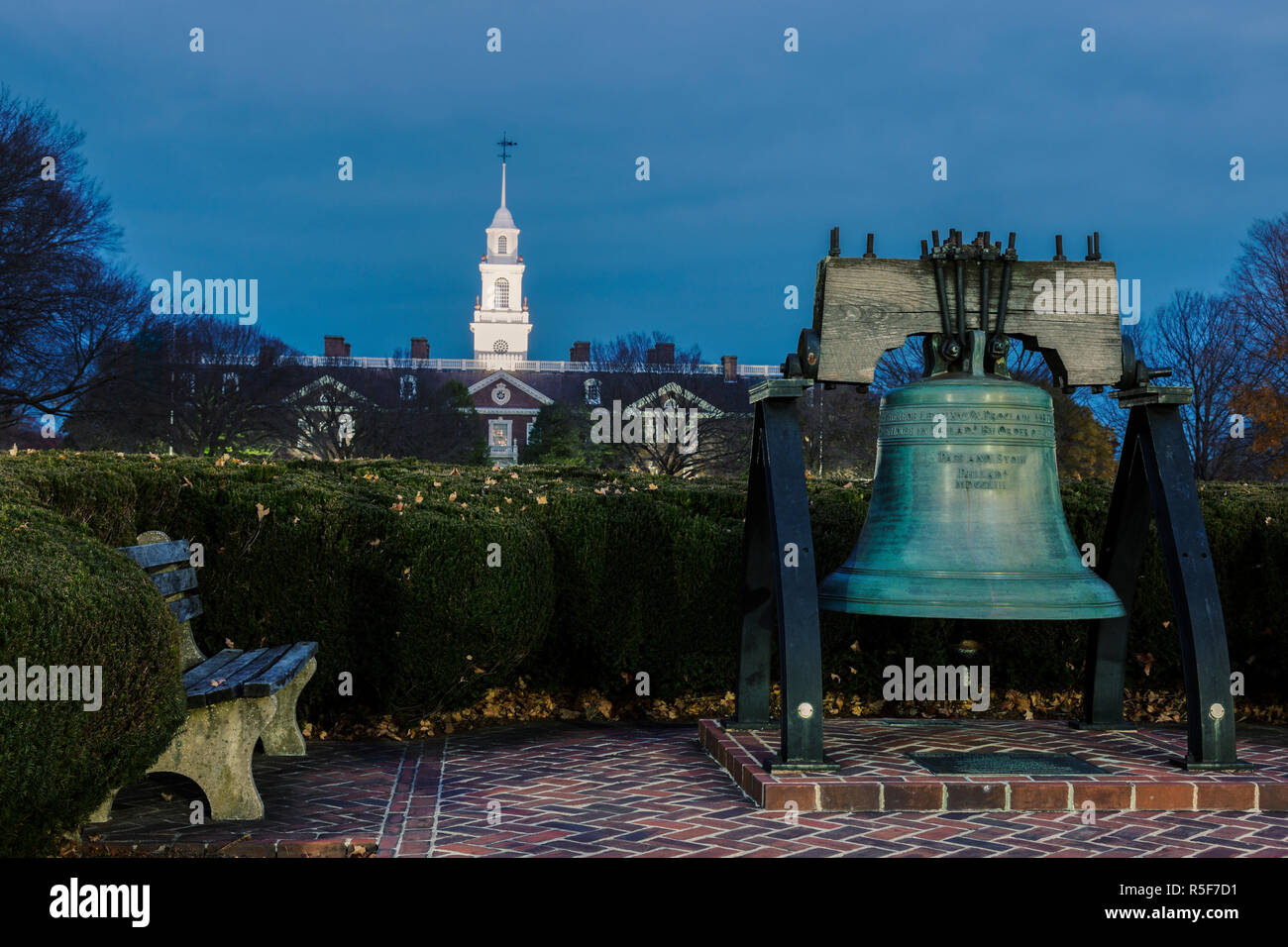 Bâtiment du Capitole de l'État du Delaware. Dover, Delaware. Banque D'Images