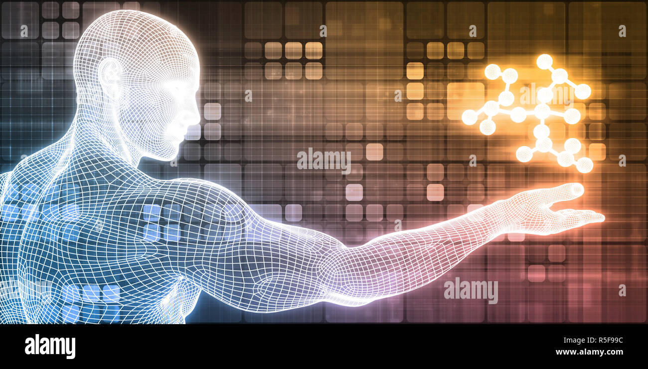 Sciences moléculaires Banque D'Images