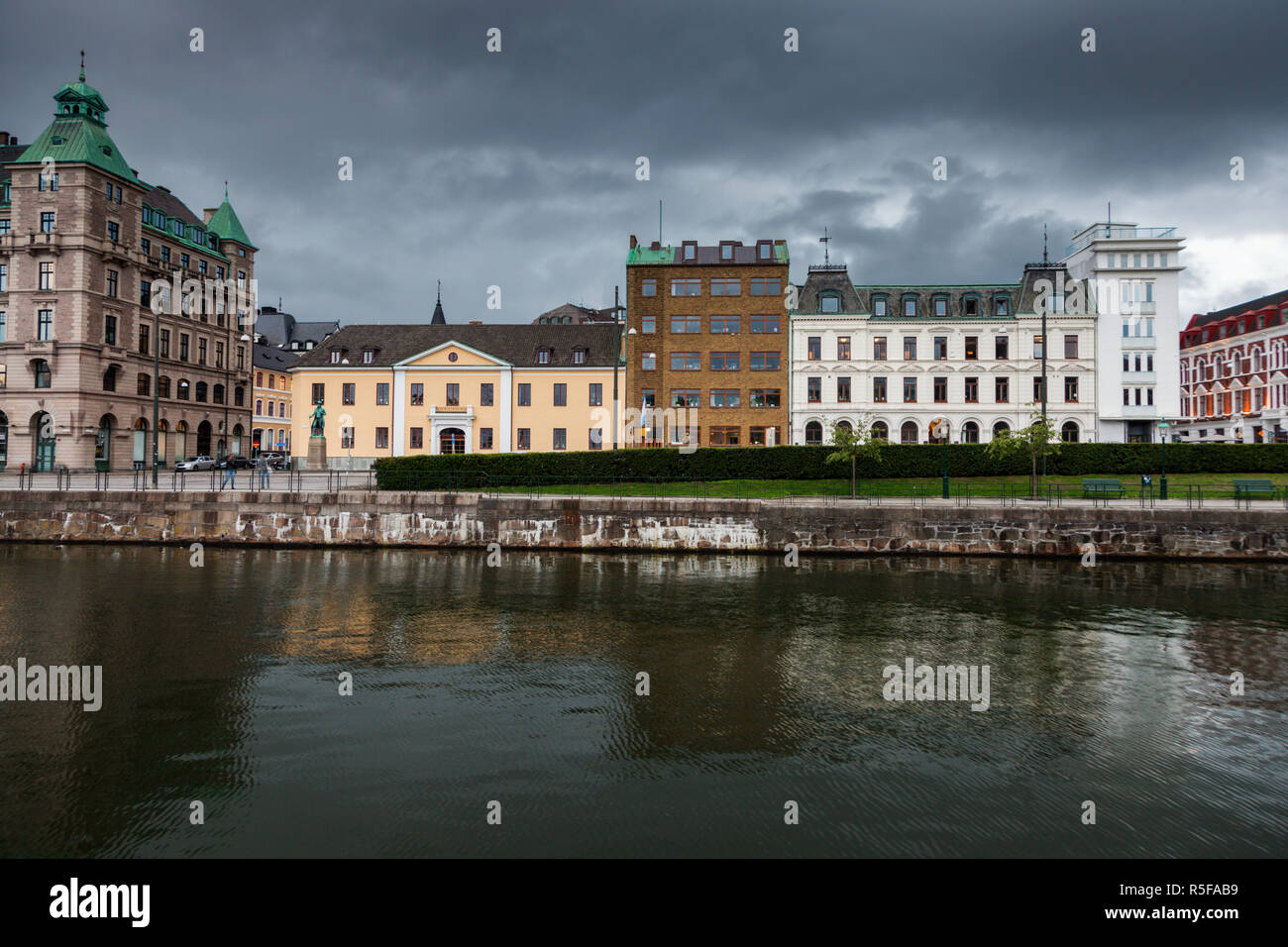 Panorama de Malmo. Malmo, Scania, en Suède. Banque D'Images
