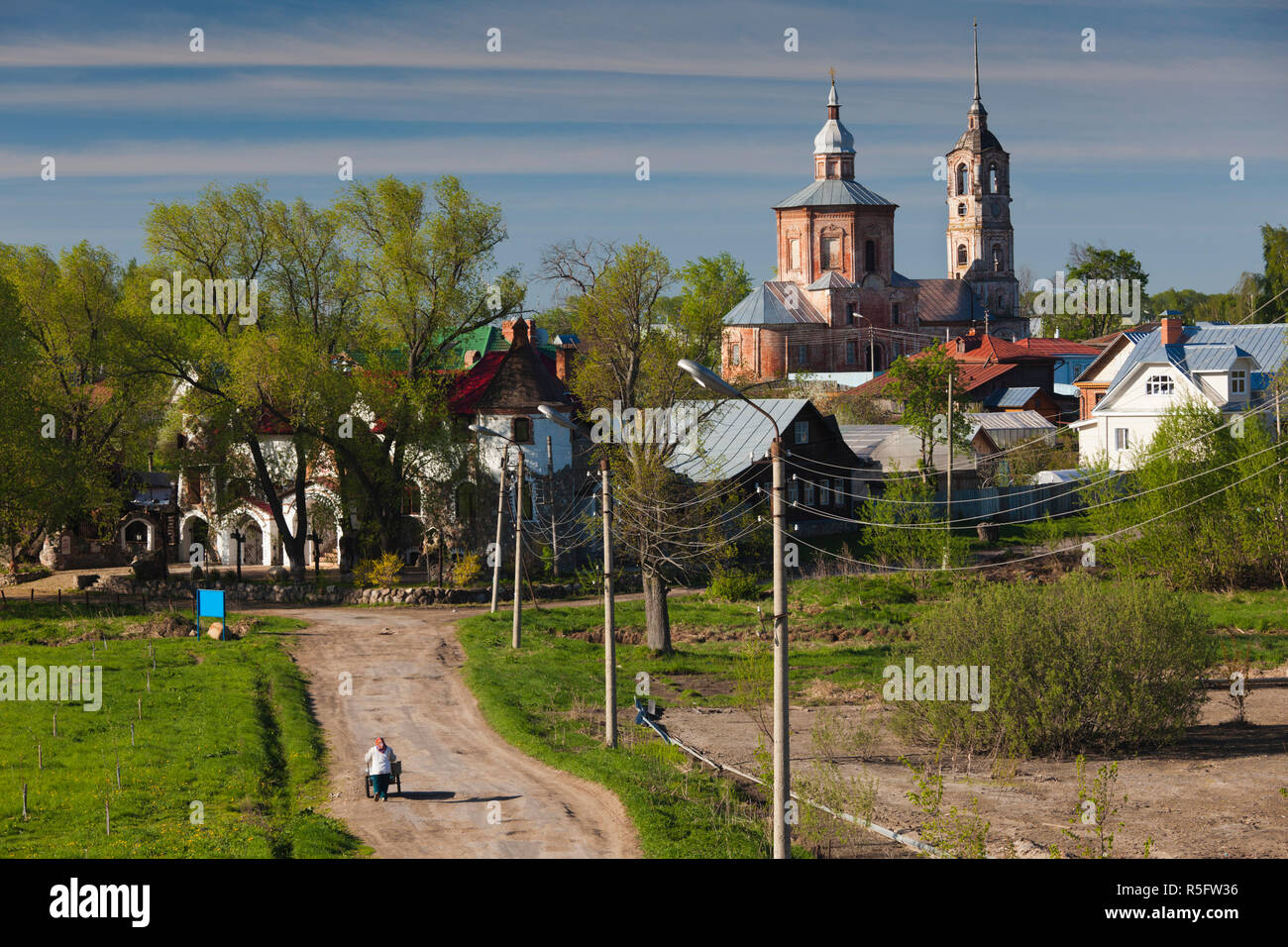 La Russie, de l'oblast de Vladimir, Suzdal, anneau d'Or Banque D'Images