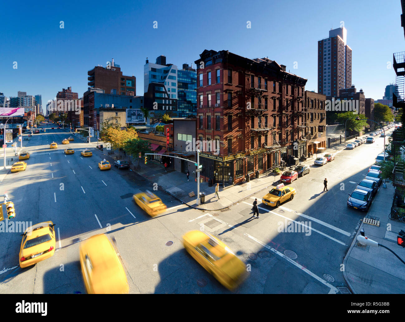 USA, New York, Manhattan, Midtown, Chelsea, la 10e Avenue et West 17th Street Banque D'Images