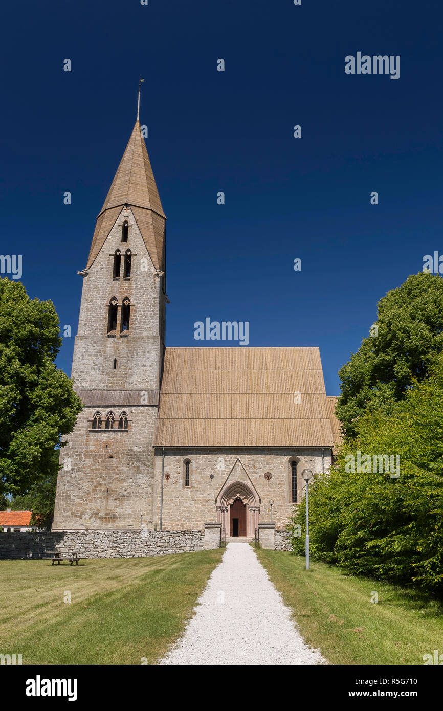 Église de Oja, Gotland, Suède Banque D'Images