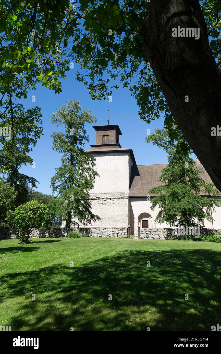 L'Église en Vamlingbo, Gotland, Suède Banque D'Images