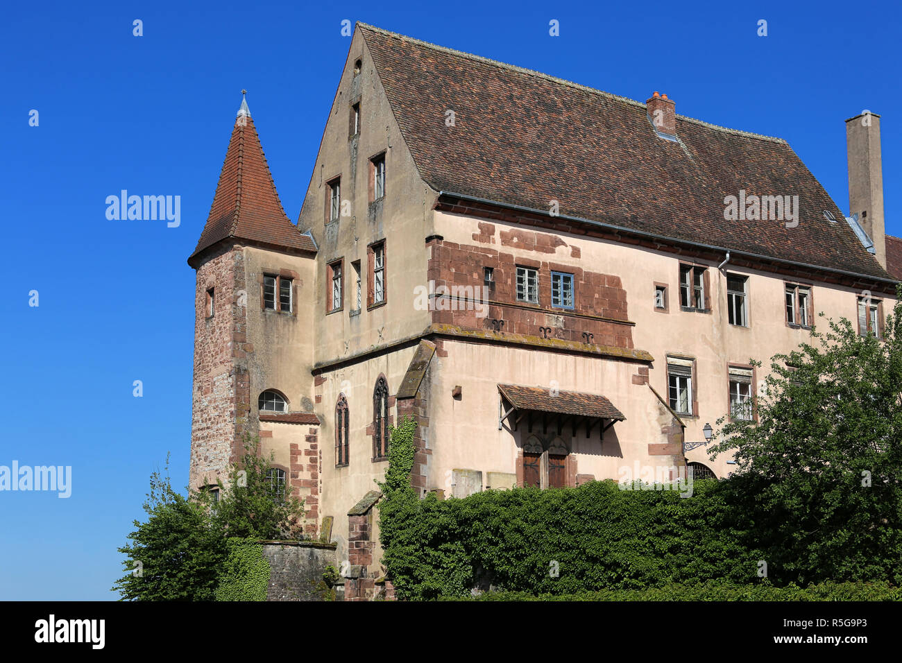 ChÃ¢teaux d'oberhof à Saverne en Alsace Banque D'Images