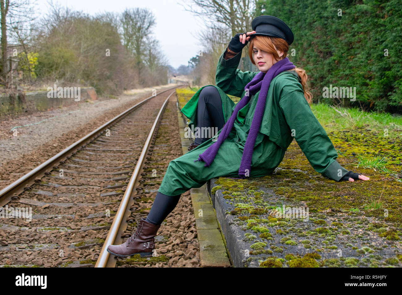 Cosplay princesse Anastasia perdu Banque D'Images