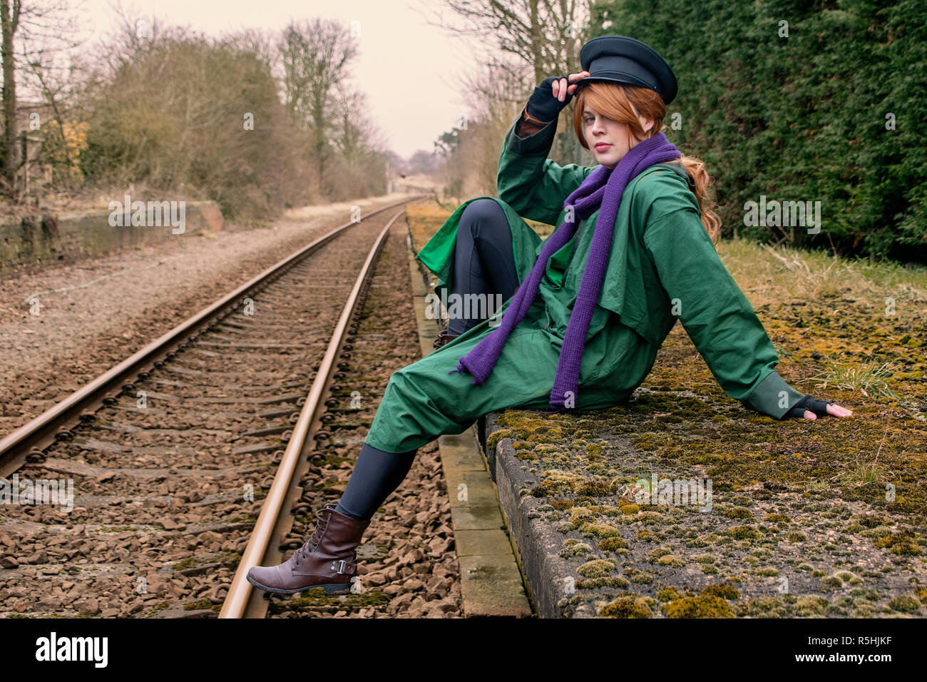 Cosplay princesse Anastasia perdu Banque D'Images