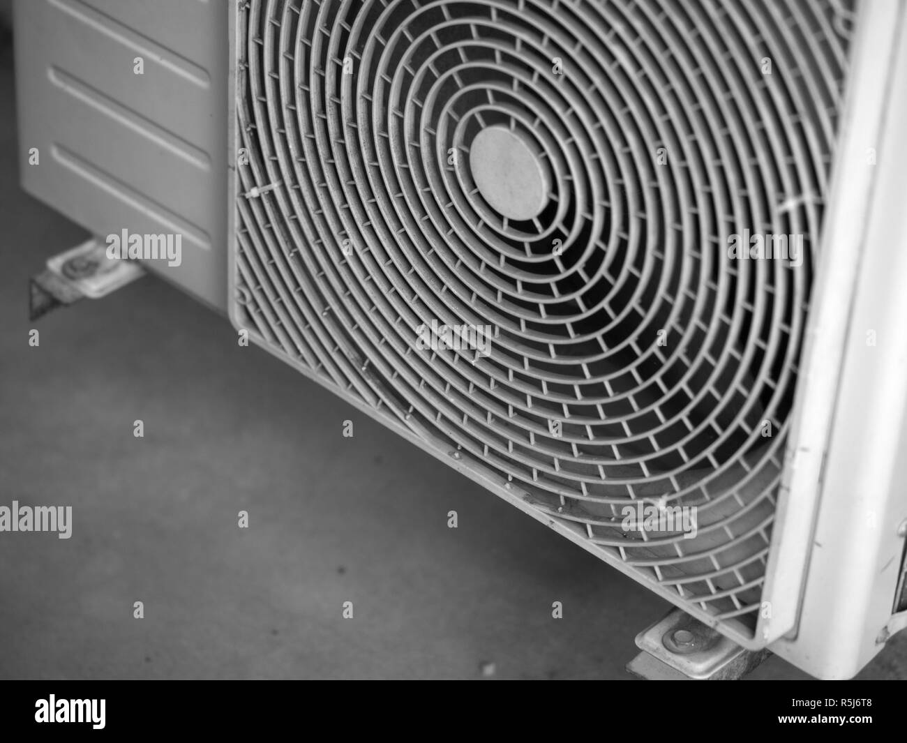 CLOSE-UP TYPE DE COMPRESSEUR D'UN DISPOSITIF DE SÉCURITÉ Banque D'Images