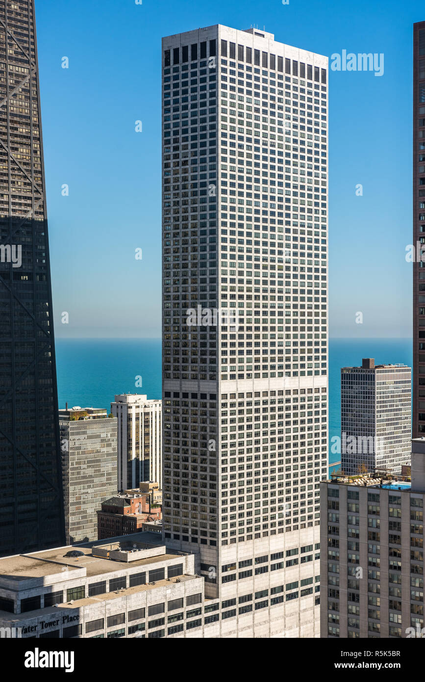 Bâtiments dans le centre-ville de Chicago Banque D'Images