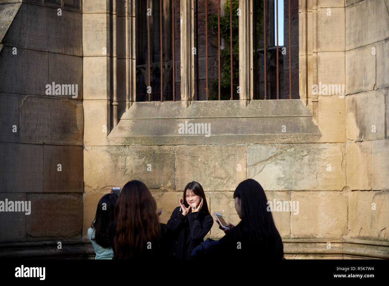 Le centre-ville de Liverpool Grade désigné II* St Luke's Church, couramment appelée l'église bombardée Banque D'Images