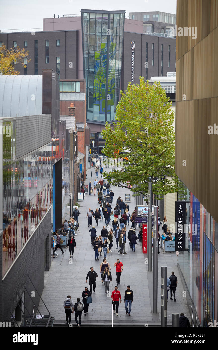 Le centre-ville de Liverpool Liverpool Banque D'Images